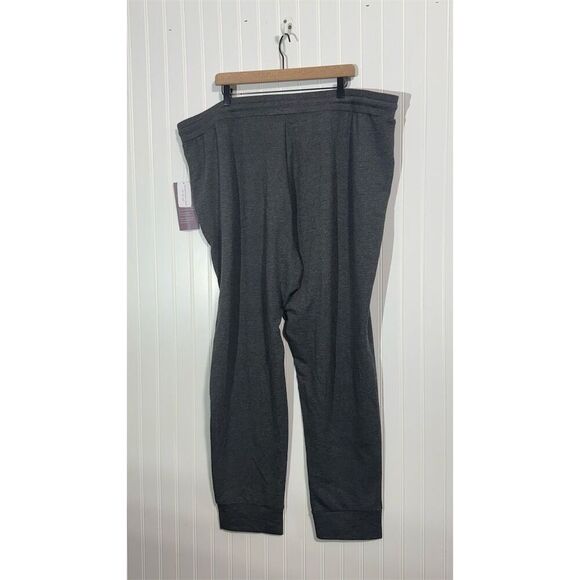 CJ Banks Women’s 3X 24/26W Charcoal Gray Jogger Pants NWT Soft Lounge Stretch - Picture 2 of 6